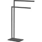 Wenko Handtuchständer Mod. Recco Schwarz aus lackiertem Stahl