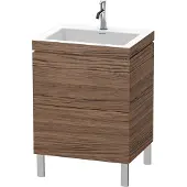 Duravit Waschtischunterschrank c-bonded L-Cube 60 x48cm, 1 HL, N dkl., 2 Ausz., steh.