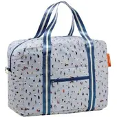 Sonstige Verlage Reisetasche Happy Life faltbar, wasserabweisend, 47x20x37 cm, aus recyceltem PET, für Trolleygriff