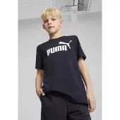 Puma T-Shirt - Nr. 1 Logo - Neu Navy - - 8 Jahre (128) - T-Shirts