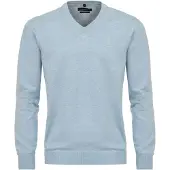 Casa Moda Pullover V-Ausschnitt Hellblau