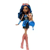 Monster High Gruselige Monster-High-Reproduktion der ursprünglichen Robecca Steam-Puppe, mit Tagebuch, Puppenständer und Haustier, Modepuppe, Weiblich, 6 Jahr(e), Junge/Mädchen, 285 mm, Mehrfarbig