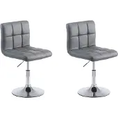 CLP 2er Set Lounger Palma V2 Kunstleder grau