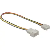 DeLOCK Cable Fan 4pin, 0,2 m, Molex (4-pin), Molex (4-pin)