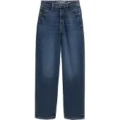 Tom Tailor TTMADINA Weite Jeans mit hohem Bund, Stretch-Anteil und Five-Pocket-Style