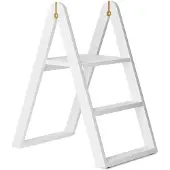 Gejst Reech Stepladder Weiß - , Weiß, Holz