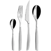 Casa Bugatti GLAMOUR, Besteckset 24-tlg. graue Farbe, Gallery Box,
