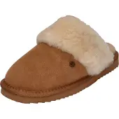 Warmbat Pantoffel Flurry Slipper Women Suede Cognac-Schoenmaat 43