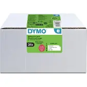 Dymo LabelWriter-Etiketten S0722550/11355, rechteckig, 19 x 51 mm, ablösbar, 24 Rollen mit jeweils 500 Etiketten, FSC-Papier, weiß