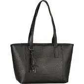 Tom Tailor Denim Shopper Schwarz, Priya, Zip shopper L, black