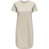 ONLY Damen Ivy Kurzarm Kleid Chateau Gray