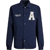Jack & Jones 12256308_2078_176, Windbreaker-Jacke, Uni, Erwachsener, Kleidungsknopf, Polyamid, Blau