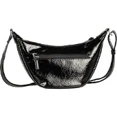 Tom Tailor Denim Umhängetasche Schwarz, Liriel, Cross bag M, black patent