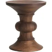 Vitra - Eames Hocker, Modell B, Nussbaum dunkel