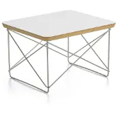 Vitra - Eames Occasional Table LTR, HPL weiß / Edelstahl