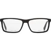Tommy Hilfiger Eyewear TH 1549 Herren-Brille inkl. Gläser Vollrand Quadratisch Acetat-Gestell 55/16/145, grau