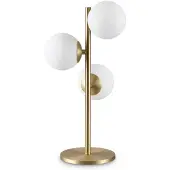 Ideal Lux Tischlampe Perlage, messing / gold, für Wohn- / Esszimmer, Metall, Tischlampe