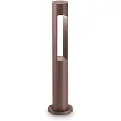 Ideal Lux 246918 Außen Gartensäule Acqua 1X15W | G9 | IP44 - Coffee