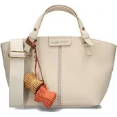 Valentino Elegante Beige Damen Tasche mit Henkeln und Schulterriemen