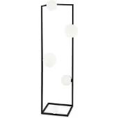 Ideal Lux Stehleuchte Industrial-Minimal Ecke Metall Schwarz 5 Lichter G9 3W 3000K Warmes Licht