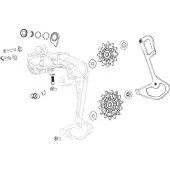 Sram Einsatz zur Befestigung von Rahmen/Schaltwerk T-TYPE XXSL XX X0 GX