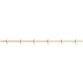 String - Relief Hakenleiste, mittel, 82 cm, esche