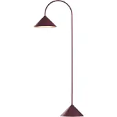 Frandsen Grasp LED-Akku-Stehleuchte H72 Dunkelrot - , Grasp, dimmbar, Rot, für Balkon, Metall, Design