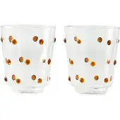 Pols Potten Tumbler Nob Amber (2er-Set)