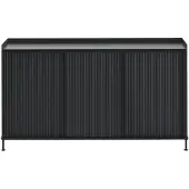 Muuto Enfold Sideboard, 148 x 85 cm, schwarz / anthrazit