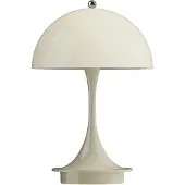 Louis Poulsen Panthella PORTABLE 160 V3, opal beige 160, dimmbar, creme / amber, für Wohn- / Esszimmer, Kunststoff, Design