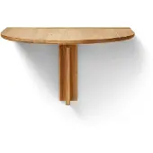 Form & Refine Wandtisch, klappbar Trefoil Eiche geölt braun, Designer Herman Studio, 75x49x68 cm