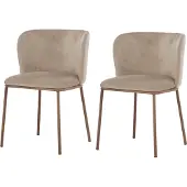 Ebuy24 Esszimmerstuhl Edina Beige