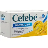 Cetebe Abwehr plus Vitamin C+Vitamin D3+Zink Kaps. 60 St Kapseln