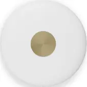Northern Glint LED-Wandleuchte - , Glint, dimmbar, Weiß, für Wohnzimmer, Glas, Design