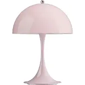 Louis Poulsen Panthella 250 PORTABLE LED-Akkuleuchte rosa - , Panthella 250, dimmbar, Pink / Rosé, für Wohnzimmer, Kunststoff, Modern
