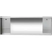 Form & Refine - Taper Wandregal, 25 x 70 cm, Edelstahl
