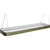 Hubsch Große Röhren-Pendelleuchte in Metallic-Grün