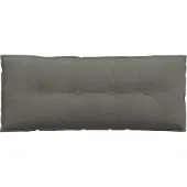 vidaXL Rücken Kissen Hellgrau 120 x 50 cm Cordstoff