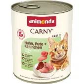 Animonda Carny Sparpaket Adult 24 x 800 g - Huhn, Pute & Kaninchen