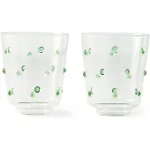 Pols Potten Tumbler Nob Green (2er-Set)
