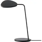 Muuto Leaf Tischleuchte Black - , dimmbar, Schwarz, für Wohnzimmer, Aluminium