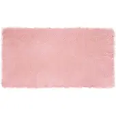 vidaXL Kunstschaffell Teppich Tafalla Rosa 80 x 150 cm Polyester
