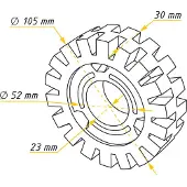 Hazet Folienradierer - 9033-6-01/5