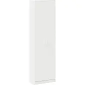 vidaXL Kleiderschrank Weiß 55 x 25 x 189 cm Holzwerkstoff