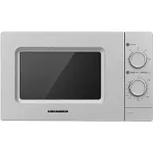 Heinner HMW-MD20MSL, Arbeitsplatte, Solo-Mikrowelle, 20 l, 700 W, Drehregler, Silber