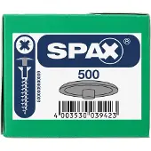 Spax Kappe R 89013 Kopfbohrung grau Kunststoff