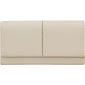 Marc O'Polo Geldbörse Jessie Leather Combi Wallet Grey Silk creme