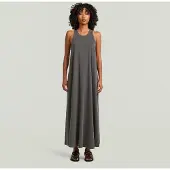 G-Star Washed Tank Maxi Kleid - Grau - Damen - S