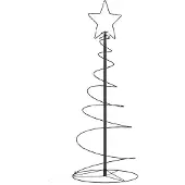 vidaXL LED Weihnachtsbaum 120 LEDs Warmweiß 180 cm