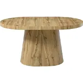Vente-unique Esstisch ausziehbar - 6 bis +12 Personen - MDF - Holzfarben hell - CLOEVA